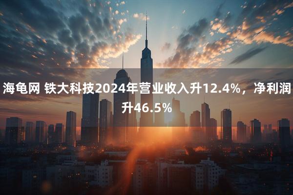 海龟网 铁大科技2024年营业收入升12.4%,净利润升46.5%